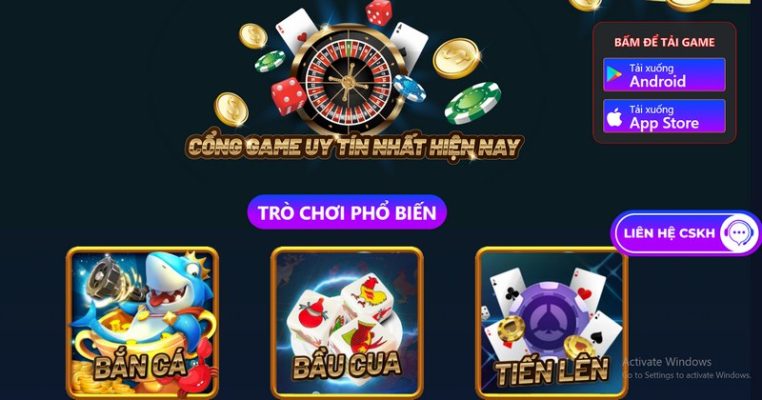 Truy cập đúng link cổng game để có cơ hội trải nghiệm 