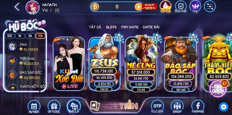 Slot game đặc sắc