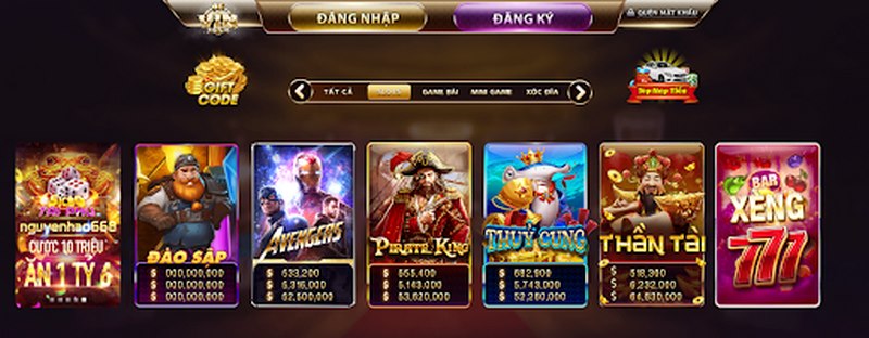 Game Slot đổi thưởng siêu khủng