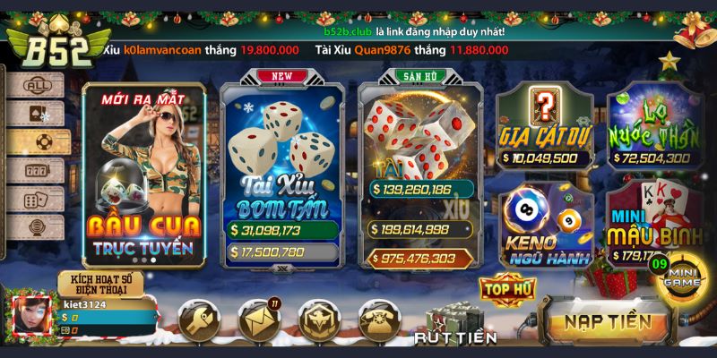 Casino Game cực chất, thưởng cực khủng