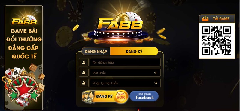 Hướng dẫn cách đăng ký tài khoản ở cổng game Fa88