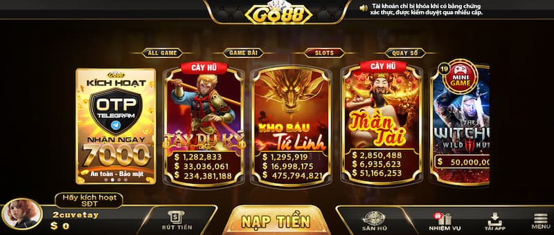 Slot game hay cho mọi người chơi