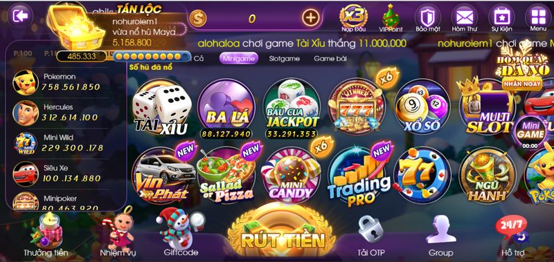 Mini game cực kỳ đa dạng tạo được ấn tượng với Game thủ