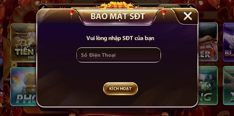 Cách kích hoạt thành công số điện thoại tại cổng game