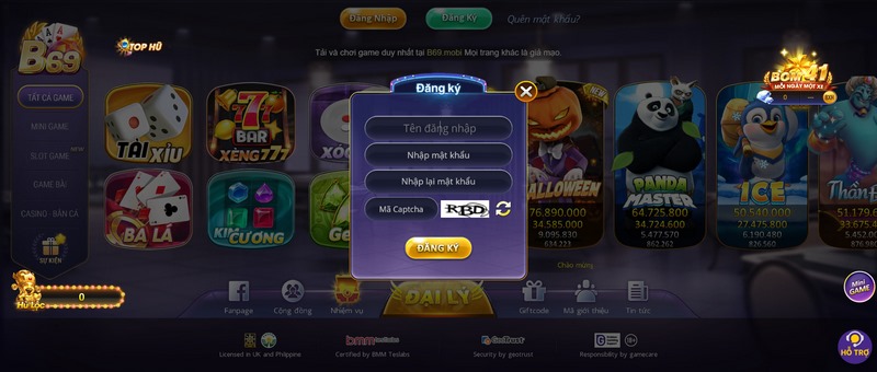 Làm thế nào để đăng ký tài khoản cổng game B69 bet?