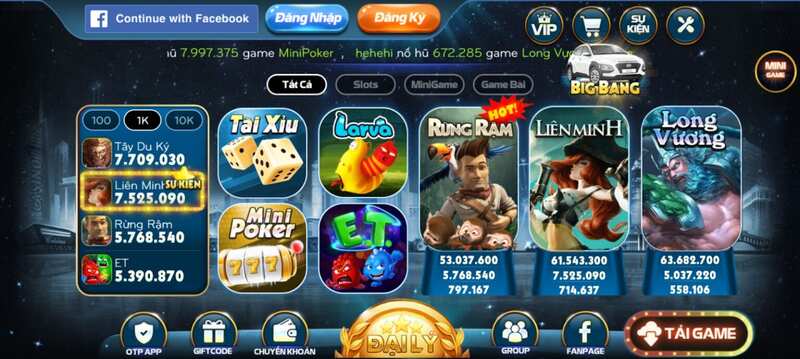 Slot game Nổ hũ