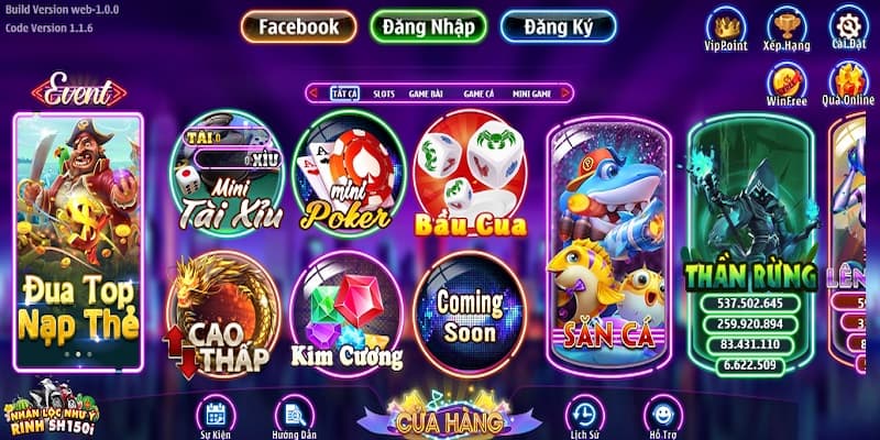 Mini game phong phú, lôi cuốn