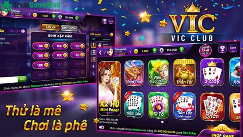 Giới thiệu chi tiết một số thông tin về cổng game Vic club 