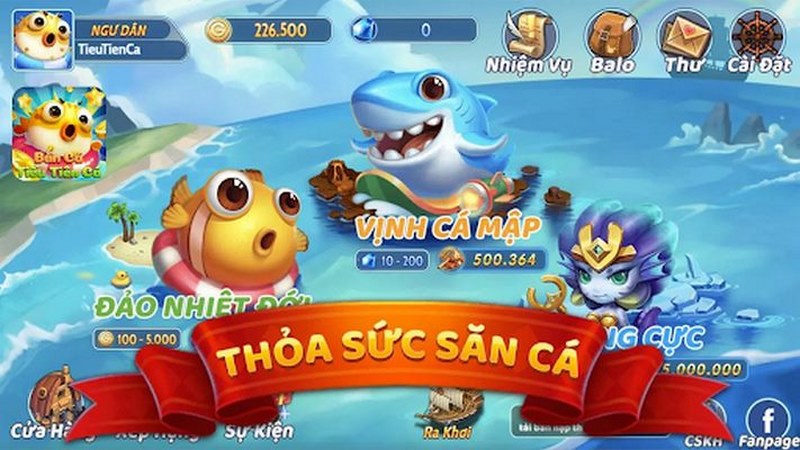 Bắn cá tiểu tiên cá