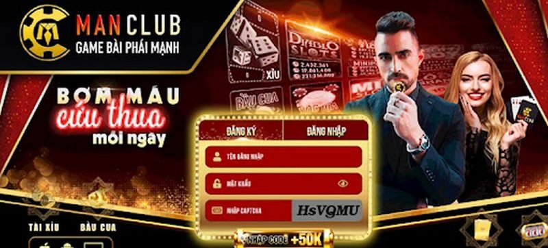 Man club là một cổng game bài có cách đăng ký đơn giản