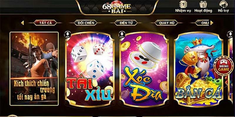 68 Game Bài là tựa game bài đổi thưởng được yêu thích