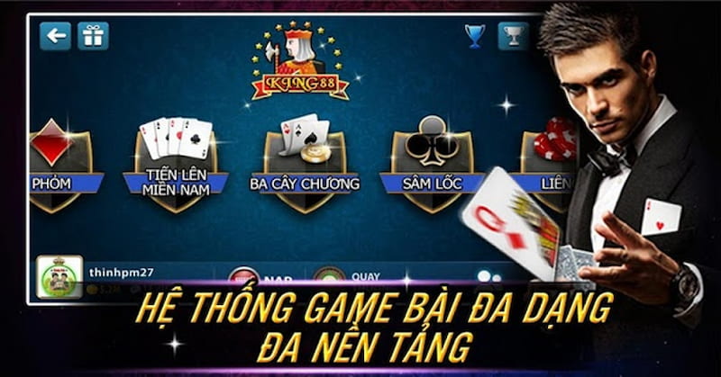 Game bài online đa nền tảng 