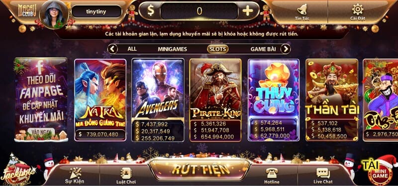 Game slot hoành tráng