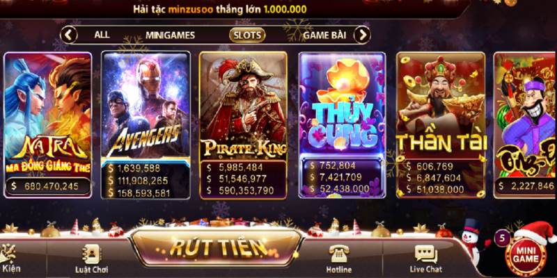 Slot game có tỷ lệ nổ hũ lên đến hàng trăm triệu đồng