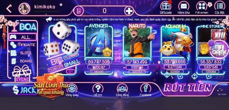 Boa club được biết đến là cổng game nổ hũ uy tín 2020