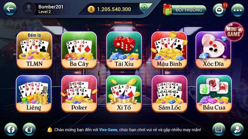 Game bài đổi thưởng Viva Vin