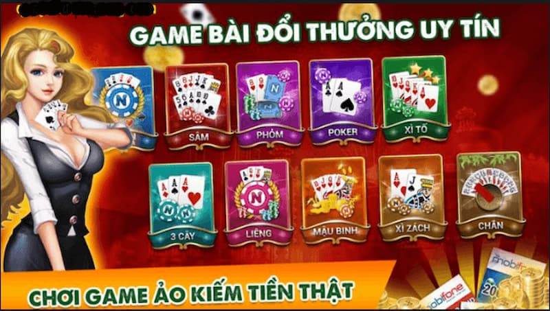 Game bài đặc sắc với nhiều thể loại