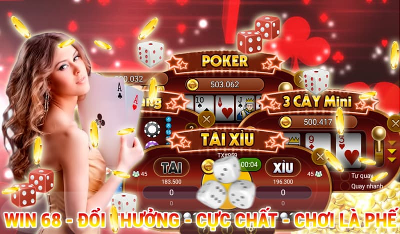 Mini game cực chất tại Win68