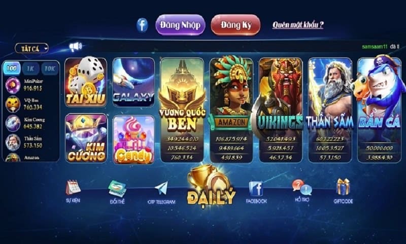 Game slots đa dạng, ấn tượng