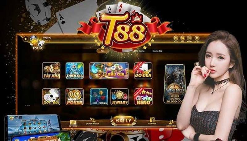 giao diện cổng game được thiết kế bắt mắt và nổi bật