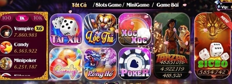 kho mini game đa dạng