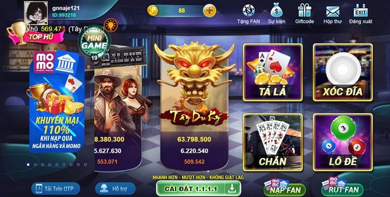 Cổng game sở hữu nhiều đặc biệt nổi bật có một không hai