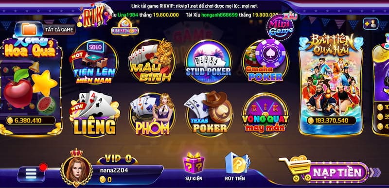 Giới thiệu về game bài mậu binh Rikvip nổi tiếng