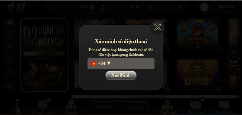 Kích hoạt số điện thoại để chơi game thoải mái hơn