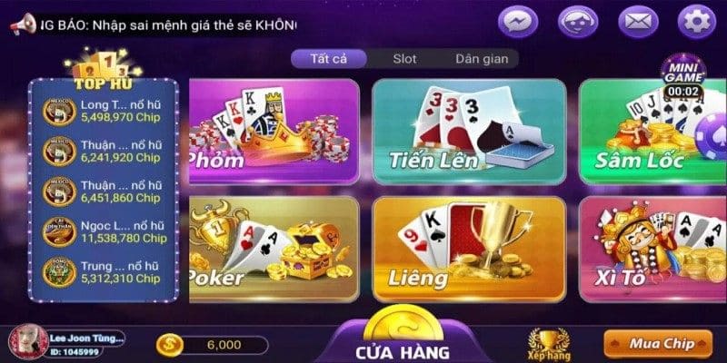 Các game hấp dẫn tại Phê Club