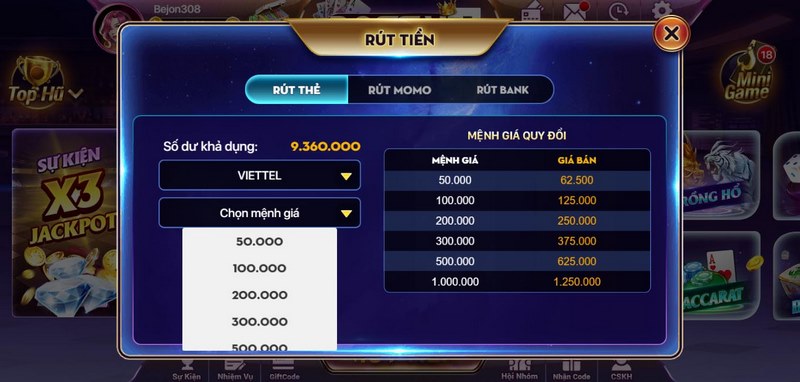 Hướng dẫn rút tiền chuẩn chỉnh tại cổng game