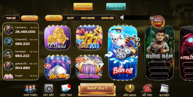 XO68 Vip nổi tiếng với kho game khủng, đa dạng thể loại