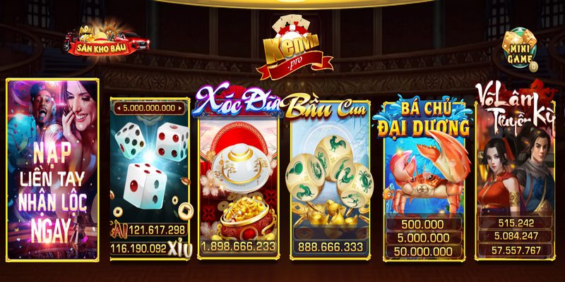 Những trò chơi hấp dẫn có mặt tại cổng game