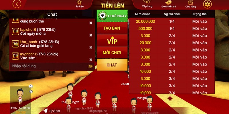 Kho game cực đỉnh ở Sảnh Bài khiến anh em mê mẩn